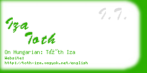 iza toth business card